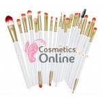 Pensule de Make-up 20 bucati Albe Profesionale